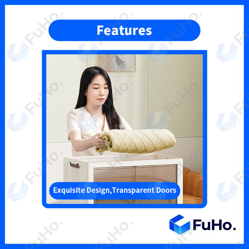 🇸🇬READY STOCK🇸🇬 FuHo Folding Cabinet | Collapsible Cabinet | Folding Storage Box | Plastic Container | Toyogo | (HL0147)