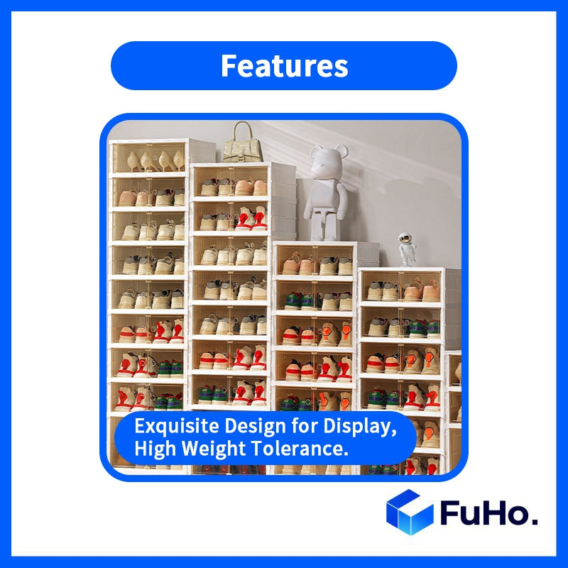 🇸🇬READY STOCK🇸🇬 FuHo Collapsible Shoe Shelves | 3/6/9 Levels | Single/Double Columns | Cabinet | Shoe Racks (HL0050)