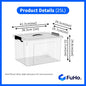🔥(LOWEST PRICE) Fuho Transparent Storage Box | Plastic Container | Stackable Box (HL001)