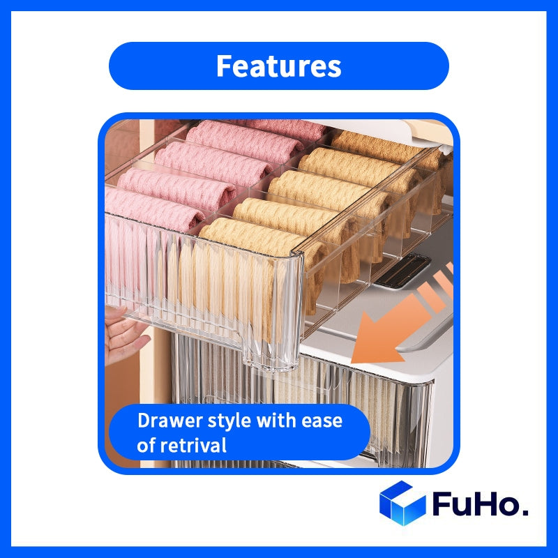 🇸🇬READY STOCK🇸🇬 FuHo Cabinet Hanging Drawers | Cabinet Organiser | Plastic Container | Storage Box | Basket (HL0194)