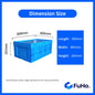 🇸🇬READY STOCK🇸🇬 FuHo Heavy Duty Collapsible Stackable Box | Industrial Box | Warehouse Box | Blue Crate (IND0001)
