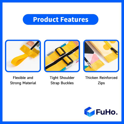 🔥CLEARANCE SALE🔥 FuHo Foldable Reusable Bag NTUC Roll Multi-Purpose Bag Supermarket Heavy Duty Grocery Bag (HL0206)