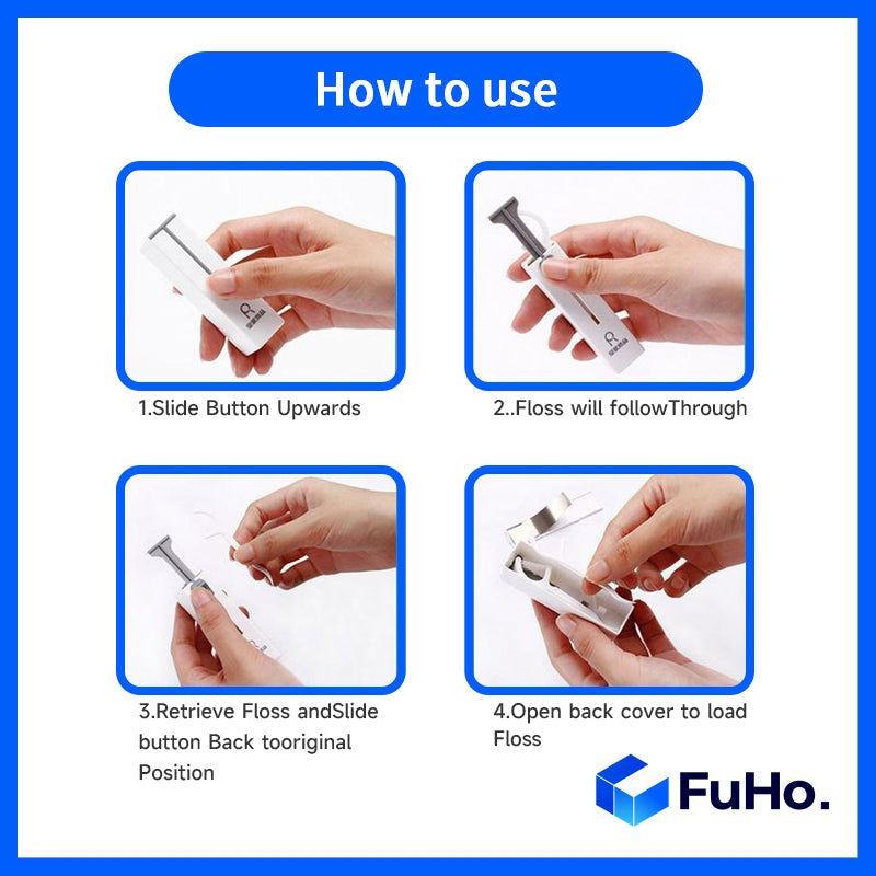 🔥CLEARANCE SALE🔥 FuHo Floss Storage with Dispenser Oral Hygiene Care Toothpick Toothbrush Toothpaste Colgate (TL0008)