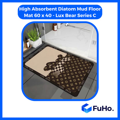 🇸🇬READY STOCK🇸🇬 Fuho Anti Slip Diatomite Floor Mats | Anti Slip Mat| Toilet Mat | Door Mat (TL0013)