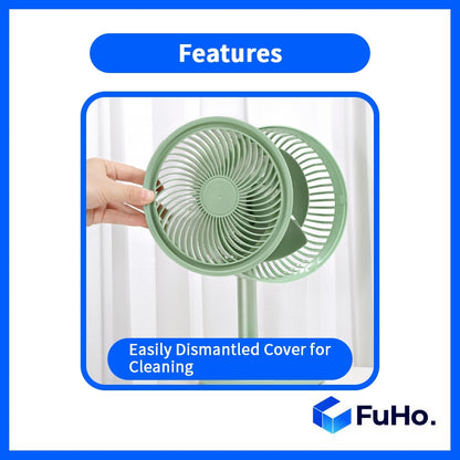 🇸🇬READY STOCK🇸🇬 FuHo 5 Speed Fan | Desktop Fan | Mini Fan | Strong Fan | Fast Charging Fan | Portable Fan (HL0191)