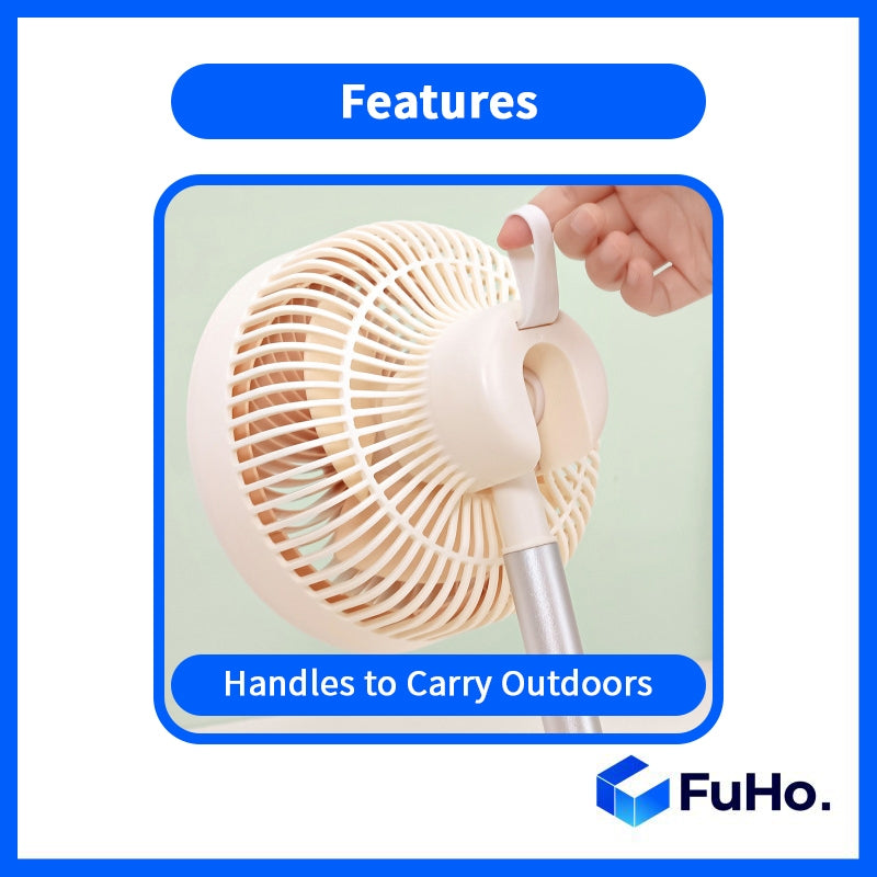 🇸🇬READY STOCK🇸🇬 FuHo 5 Speed Fan | Desktop Fan | Mini Fan | Strong Fan | Fast Charging Fan | Portable Fan (HL0191)