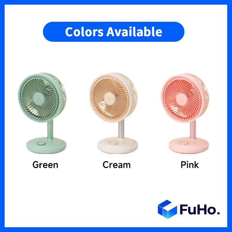 🇸🇬READY STOCK🇸🇬 FuHo 5 Speed Fan | Desktop Fan | Mini Fan | Strong Fan | Fast Charging Fan | Portable Fan (HL0191)