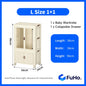 🇸🇬READY STOCK🇸🇬 Fuho Baby Wardrobes Collapsible Kids Cupboard Shirt Space Saving Wardrobe Cabinet Storage (HL0183)