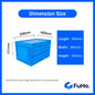 🇸🇬READY STOCK🇸🇬 FuHo Heavy Duty Collapsible Stackable Box | Industrial Box | Warehouse Box | Blue Crate (IND0001)