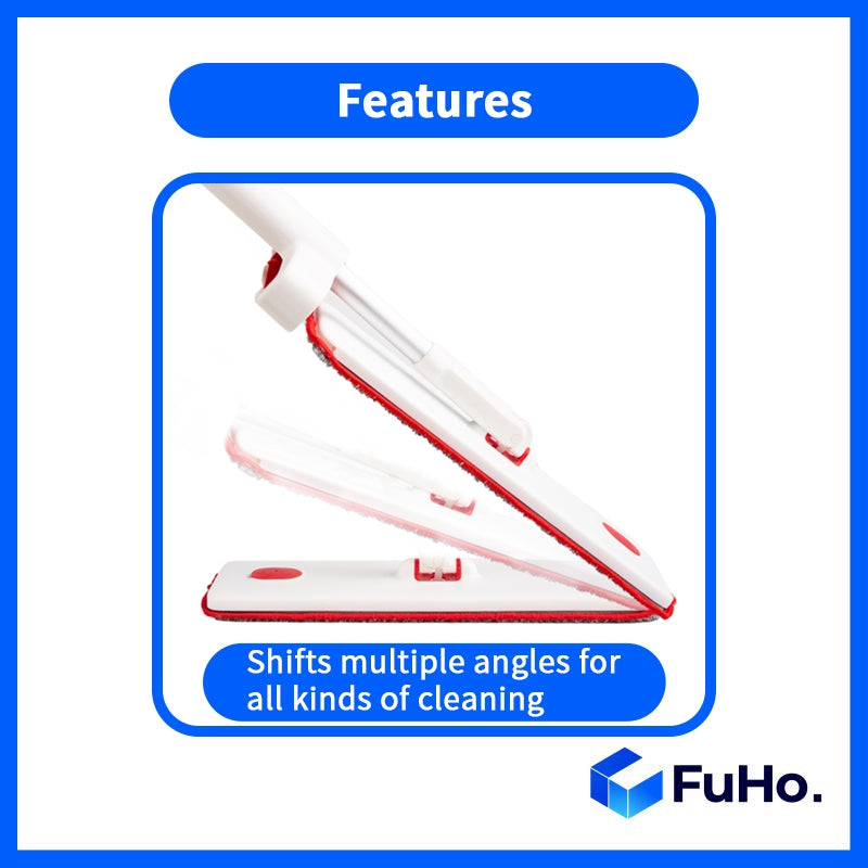 🇸🇬READY STOCK🇸🇬 (1Set) FuHo Spray Mop | Water Spray Mop | Collapsible Bucket | Mop Holder | Mop Cloth | Mopping (HL0182)
