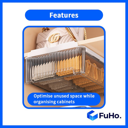 🇸🇬READY STOCK🇸🇬 FuHo Cabinet Hanging Drawers | Cabinet Organiser | Plastic Container | Storage Box | Basket (HL0194)