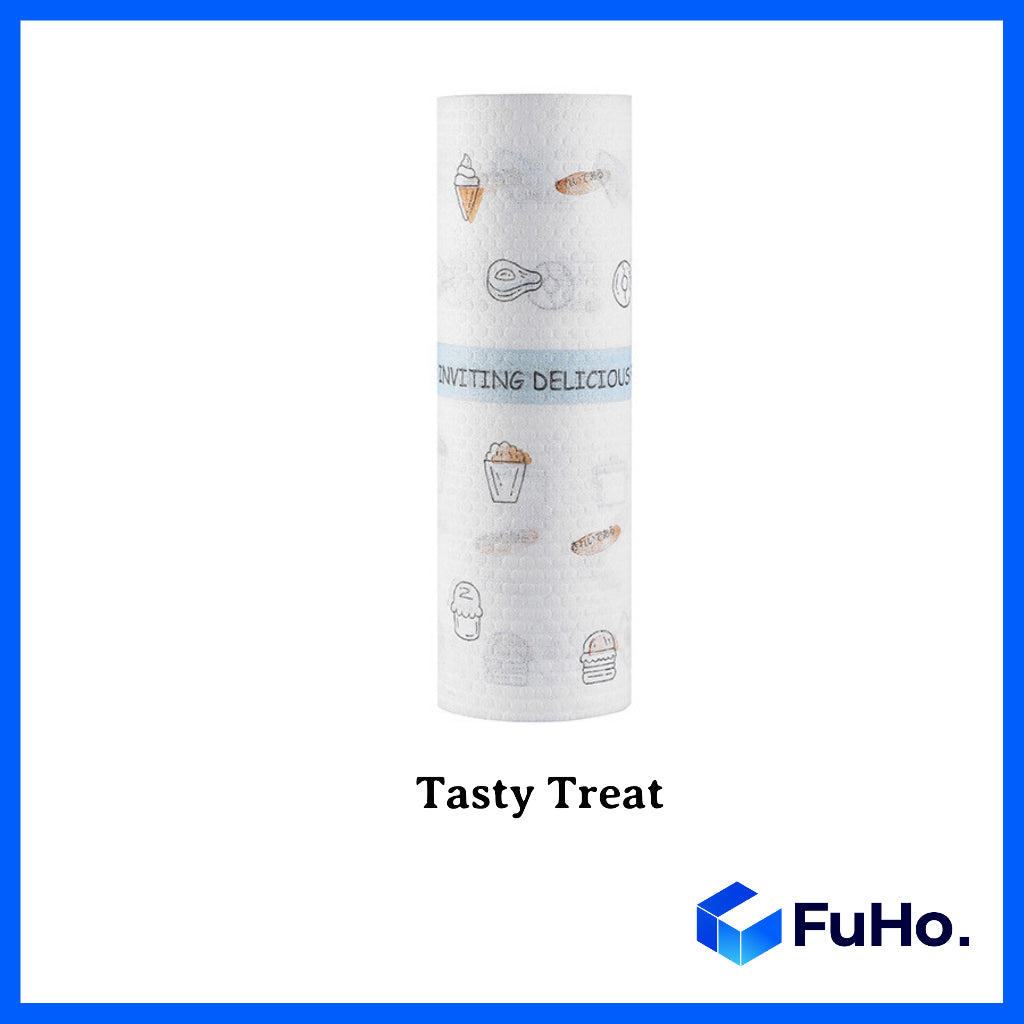 🇸🇬READY STOCK🇸🇬 FuHo Disposable Cleaning Cloth with Roller | Good Morning Towel | Rags | Rugs | Micro Fiber (KIT0056)