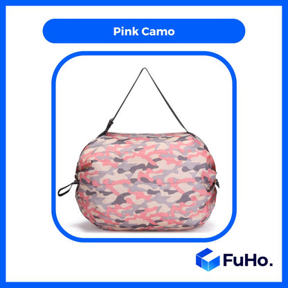 🔥CLEARANCE SALE🔥 FuHo Foldable Reusable Bag NTUC Roll Multi-Purpose Bag Supermarket Heavy Duty Grocery Bag (HL0206)