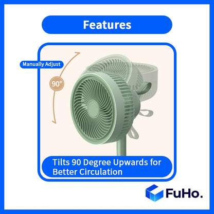 🇸🇬READY STOCK🇸🇬 FuHo 5 Speed Fan | Desktop Fan | Mini Fan | Strong Fan | Fast Charging Fan | Portable Fan (HL0191)