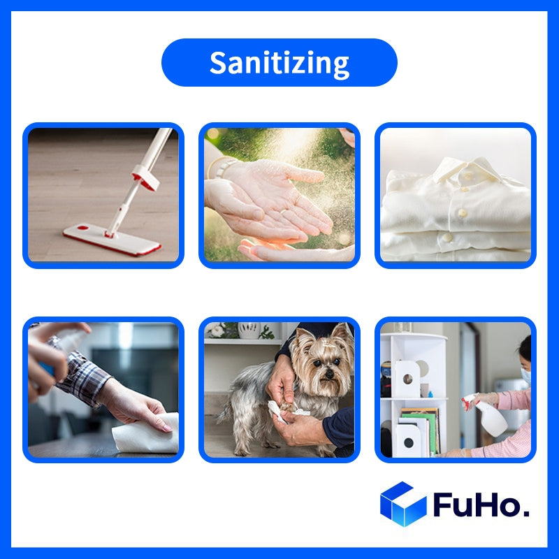 🇸🇬READY STOCK🇸🇬 (1Set) FuHo Spray Mop | Water Spray Mop | Collapsible Bucket | Mop Holder | Mop Cloth | Mopping (HL0182)