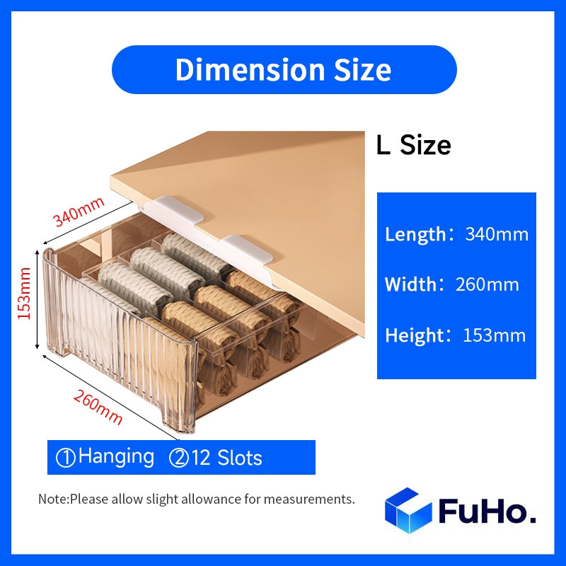 🇸🇬READY STOCK🇸🇬 FuHo Cabinet Hanging Drawers | Cabinet Organiser | Plastic Container | Storage Box | Basket (HL0194)