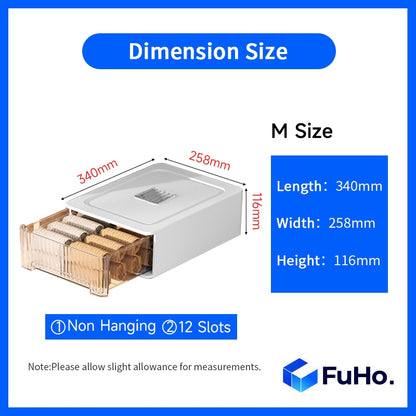 🇸🇬READY STOCK🇸🇬 FuHo Cabinet Hanging Drawers | Cabinet Organiser | Plastic Container | Storage Box | Basket (HL0194)