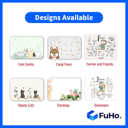 🇸🇬READY STOCK🇸🇬 Fuho Anti Slip Diatomite Floor Mats | Anti Slip Mat| Toilet Mat | Door Mat (TL0013)
