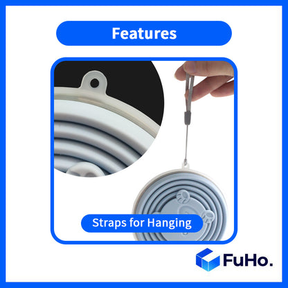 🇸🇬READY STOCK🇸🇬 (270/320ml) FuHo Travel Collapsible Drinking Cup Silicone Food Grade BPA FREE Office Cup (KIT0045)