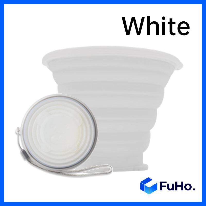 🇸🇬READY STOCK🇸🇬 (270/320ml) FuHo Travel Collapsible Drinking Cup Silicone Food Grade BPA FREE Office Cup (KIT0045)