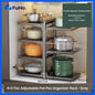 🇸🇬READY STOCK🇸🇬 FuHo Adjustable Pot Pan Organizer Rack | Kitchen Storage Rack | Kitchen Cabinet (KIT0066)