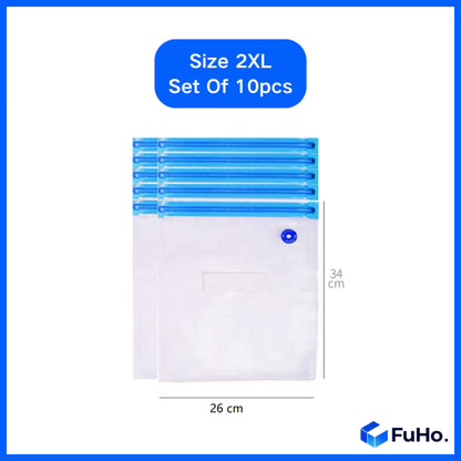 🇸🇬(AS LOW AS $0.59)🇸🇬 FuHo Food Vacuum Seal Bag Food Bags | Reusable Food Bags | Reusable Vacuum Bags (KIT0011)