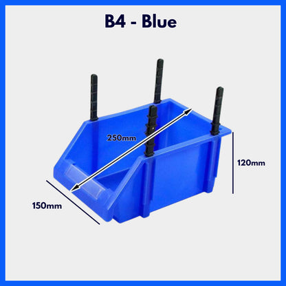 🇸🇬READY STOCK🇸🇬 FuHo Industrial Plastic Stackable Bin | Warehouse Crate | Warehouse Stackable Box | Tool Box (IND0015)