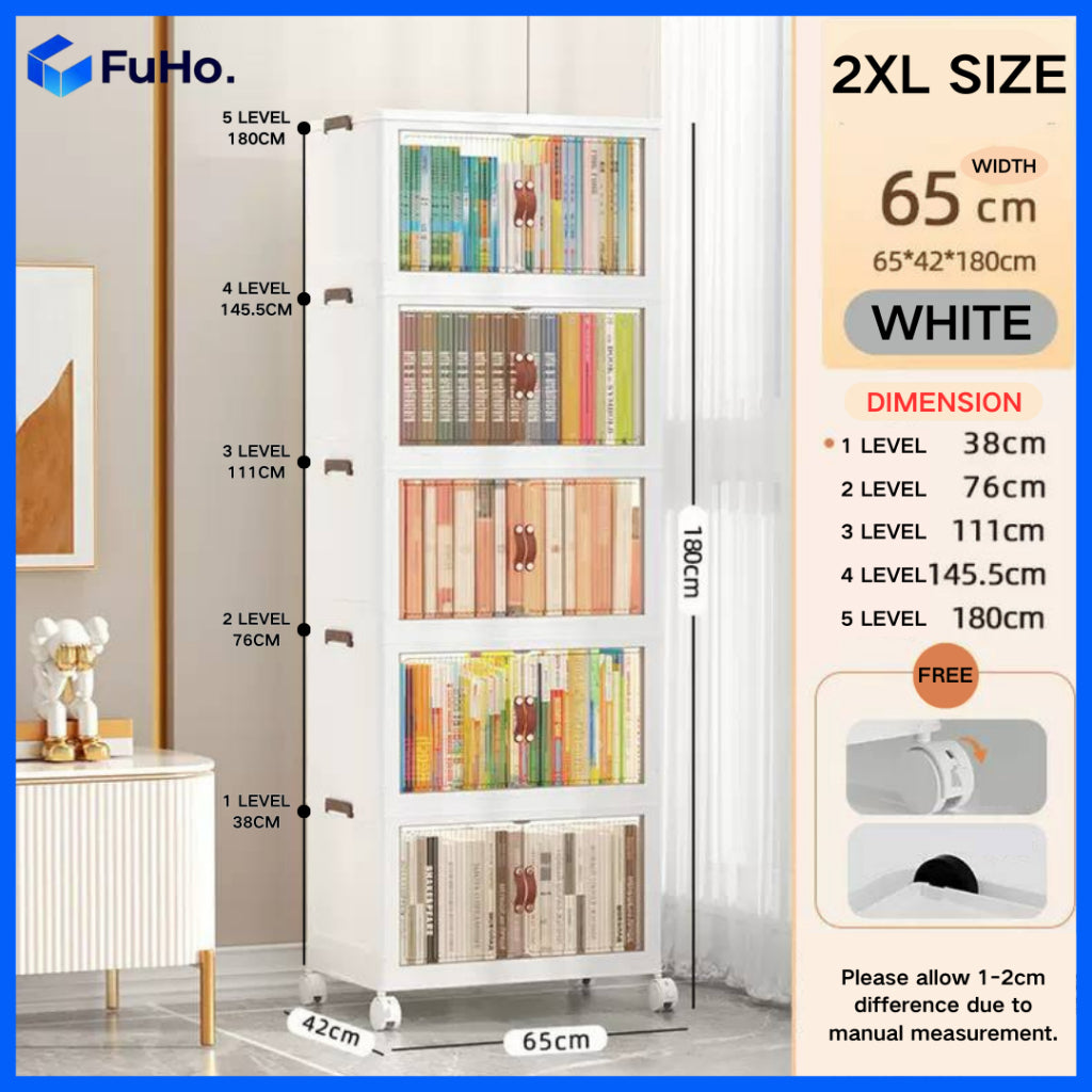 🇸🇬READY STOCK🇸🇬 FuHo Folding Cabinet | Collapsible Cabinet | Folding Storage Box | Plastic Container | Toyogo | (HL0147)