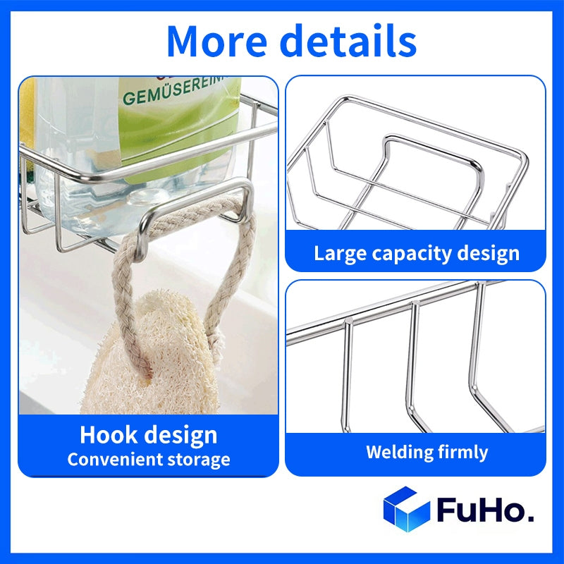🇸🇬READY STOCK🇸🇬 FuHo Sink Sponge Holder | Peeler Hook | Scrub daddy | Washing Sponge | Sponge Holder | Sponge (TL0048)