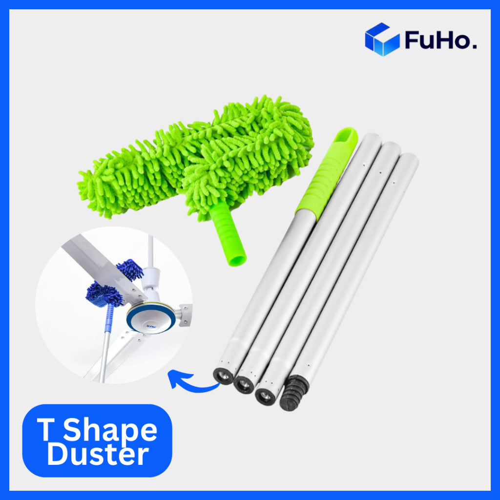 🇸🇬READY STOCK🇸🇬 FuHo Ceiling Fan Duster | Feather Duster | Adjustable Duster | Washable Duster | Telescopic (HL0226)