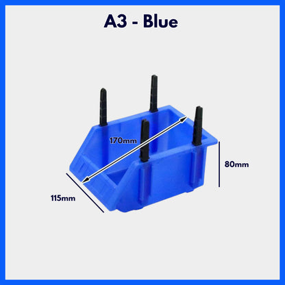 🇸🇬READY STOCK🇸🇬 FuHo Industrial Plastic Stackable Bin | Warehouse Crate | Warehouse Stackable Box | Tool Box (IND0015)