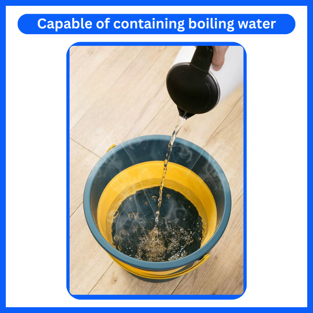 🇸🇬READY STOCK🇸🇬 Fuho Collapsible Bucket | Collapsible Pail | Portable Foldable Bucket Water Pail | Car Wash (HL0165)