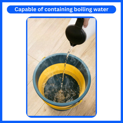 🇸🇬READY STOCK🇸🇬 Fuho Collapsible Bucket | Collapsible Pail | Portable Foldable Bucket Water Pail | Car Wash (HL0165)