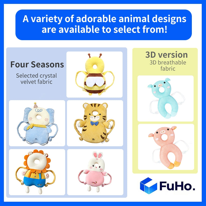 🇸🇬READY STOCK🇸🇬 FuHo Woo-Jin Baby Head Protection Pillow with Sound Alert | Baby Pillow | Baby Head Protection (BB0002A)