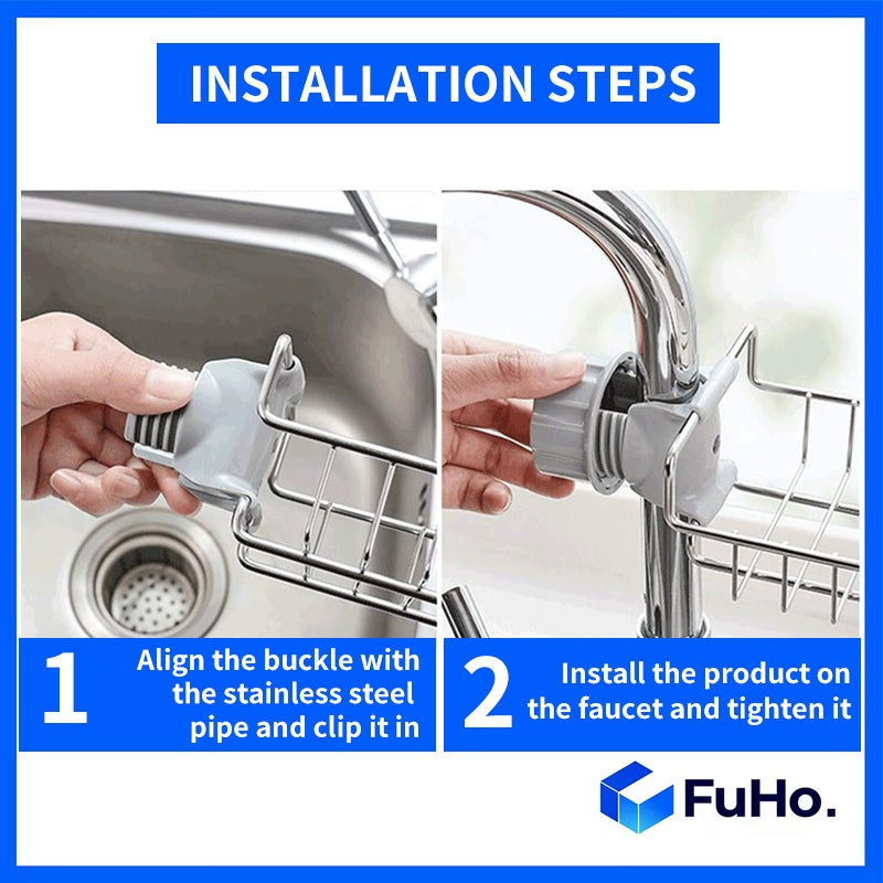 🇸🇬READY STOCK🇸🇬 FuHo Sink Sponge Holder | Peeler Hook | Scrub daddy | Washing Sponge | Sponge Holder | Sponge (TL0048)