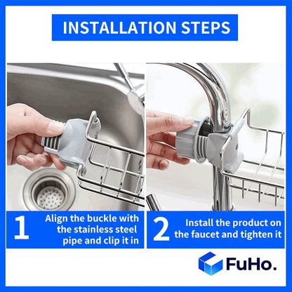 🇸🇬READY STOCK🇸🇬 FuHo Sink Sponge Holder | Peeler Hook | Scrub daddy | Washing Sponge | Sponge Holder | Sponge (TL0048)