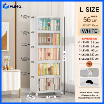 🇸🇬READY STOCK🇸🇬 FuHo Folding Cabinet | Collapsible Cabinet | Folding Storage Box | Plastic Container | Toyogo | (HL0147)