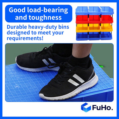🇸🇬READY STOCK🇸🇬 FuHo Industrial Plastic Stackable Bin | Warehouse Crate | Warehouse Stackable Box | Tool Box (IND0015)