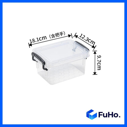 🔥(LOWEST PRICE) Fuho Transparent Storage Box | Plastic Container | Stackable Box (HL001)