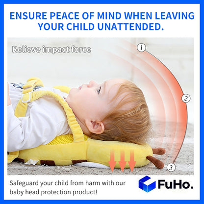 🇸🇬READY STOCK🇸🇬 FuHo Woo-Jin Baby Head Protection Pillow with Sound Alert | Baby Pillow | Baby Head Protection (BB0002A)