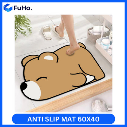 🇸🇬READY STOCK🇸🇬 Fuho Anti Slip Diatomite Floor Mats | Anti Slip Mat| Toilet Mat | Door Mat (TL0013)