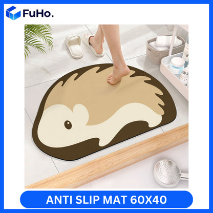 🇸🇬READY STOCK🇸🇬 Fuho Anti Slip Diatomite Floor Mats | Anti Slip Mat| Toilet Mat | Door Mat (TL0013)