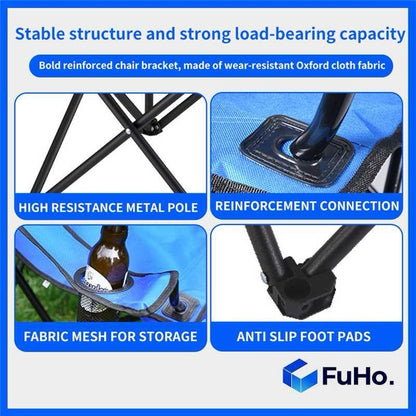 🇸🇬READY STOCK🇸🇬 FuHo Foldable Bench Chair | Outdoor Chair | Camping Chair | Hiking Chair | Portable Chair (HL0212)