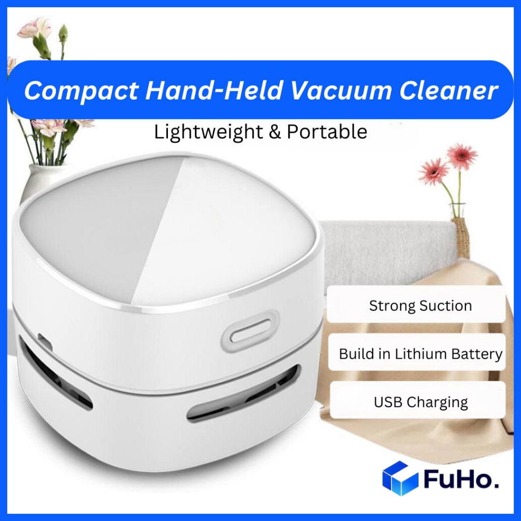 🇸🇬READY STOCK🇸🇬 Fuho Mini Vacuum Cleaner | Desktop Vacuum Cleaner | Table Cleaner | USB Charging (HL0229)