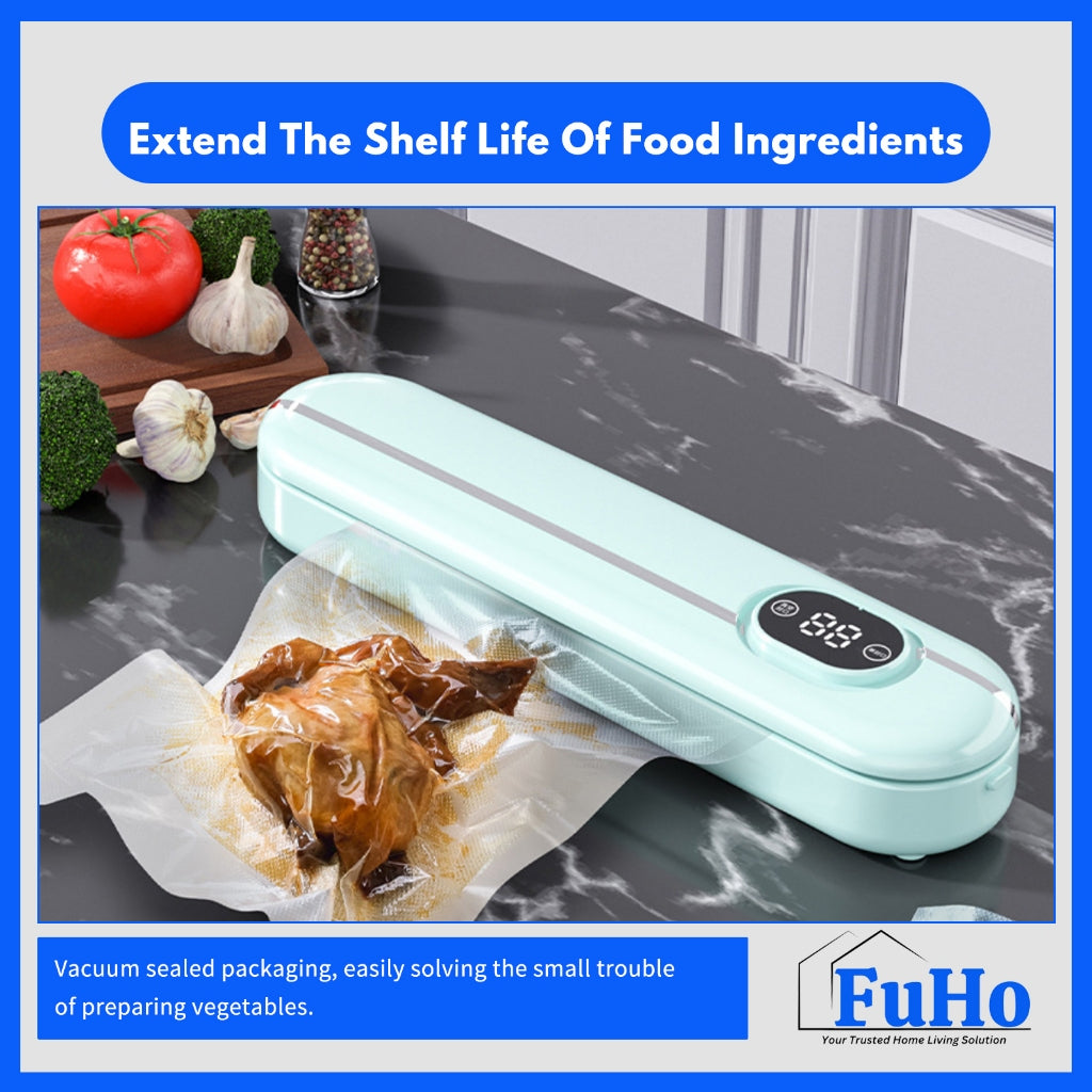 🇸🇬READY STOCK🇸🇬 FuHo Vacuum Sealer | Food Vacuum | Vacuum Pack | Vacuum Bag | Cling Wrap | Food Storage | (HL0308)