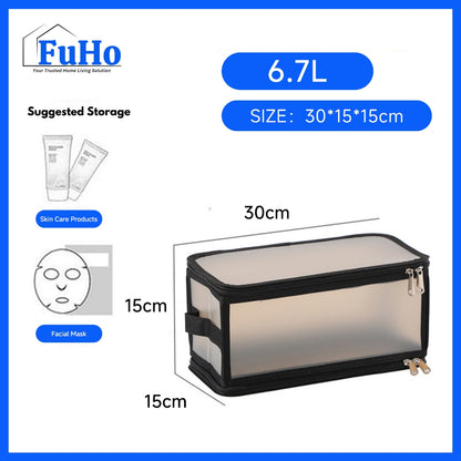 🇸🇬READY STOCK🇸🇬 Fuho Storage Organizer Box | Cotton Linen Box | Laundry Box | Laundry Storage | Container | (HL0301)