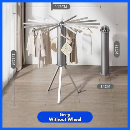 Fuho Octopus Tripod Laundry Clothes Hanging Rack | Portable Hanging Rack | Drying Rack with Pegs | (TL0051)