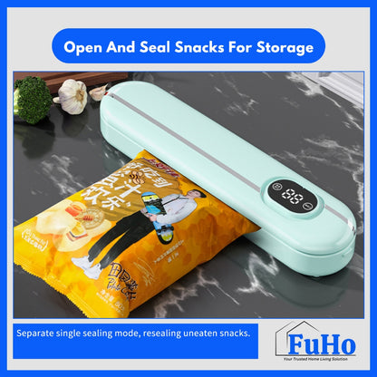 🇸🇬READY STOCK🇸🇬 FuHo Vacuum Sealer | Food Vacuum | Vacuum Pack | Vacuum Bag | Cling Wrap | Food Storage | (HL0308)