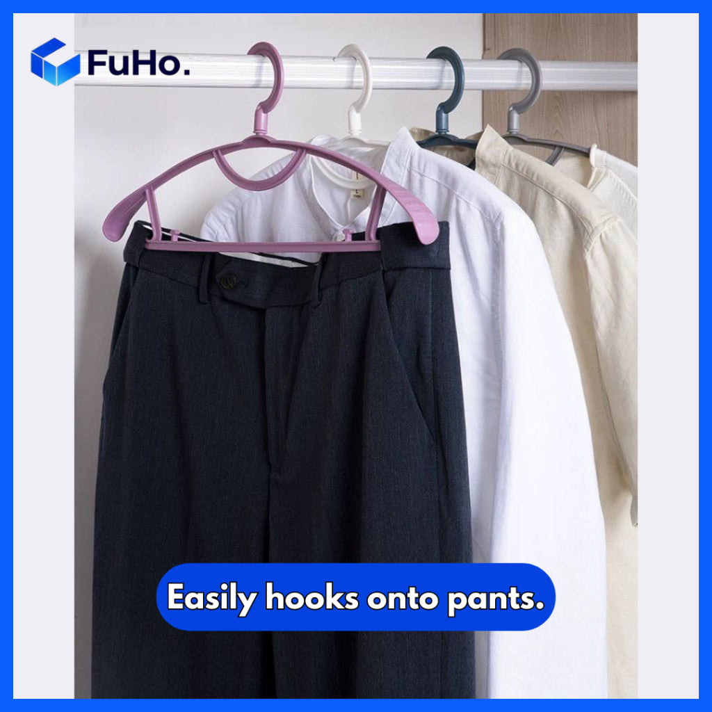 (1pcs) GripGuard Adult Hanger | Hanger with Pegs | Clothes Hanger | Antislip Hanger | Kids Hanger | Hanger (HL0238)