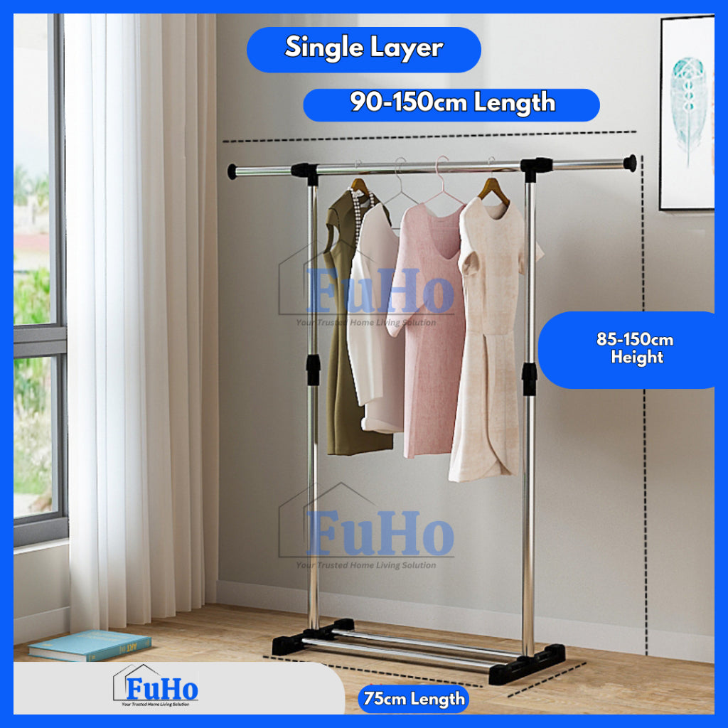🇸🇬READY STOCK🇸🇬 Fuho Laundry Rack | Clothes Rack | Drying Rack | Drying Clothes Rack | Laundry Basket | (HL0301)